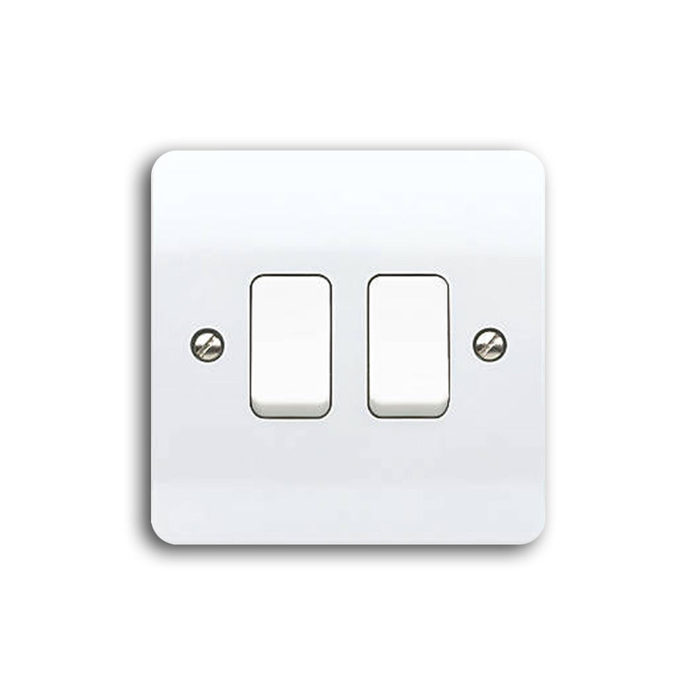 Replace 2 Gang Light Switch (2 max, per service)