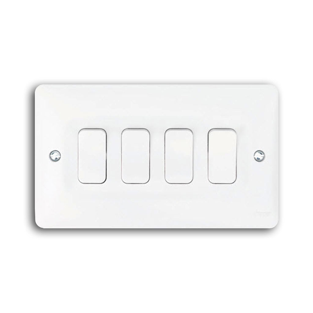 Replace 4 Gang Light Switch (2 max, per service)