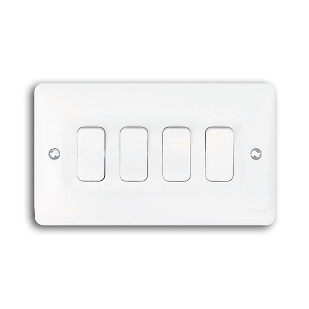 Replace 4 Gang Light Switch (2 max, per service)