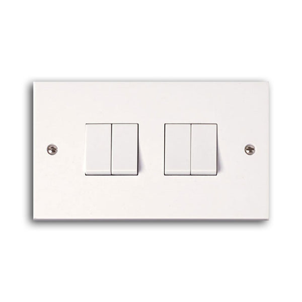 4 Gang Light Switch-Square