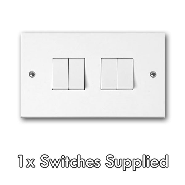 Replace 4 Gang Light Switch (2 max, per service)