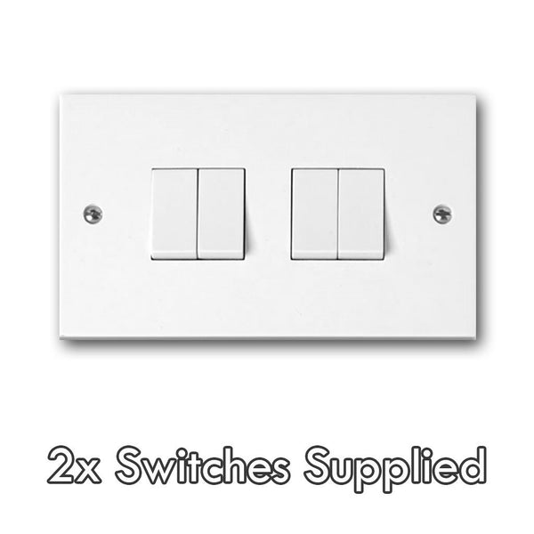 Replace 4 Gang Light Switch (2 max, per service)