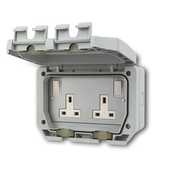 Replace Outdoor Double Socket (2 max, per service)