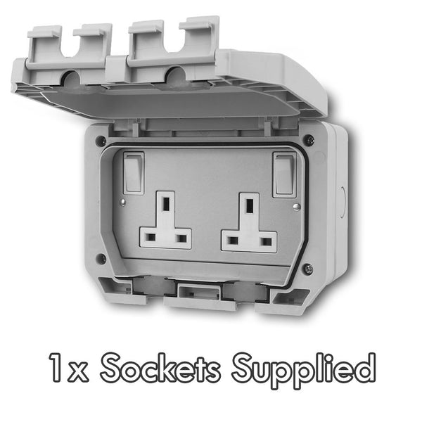 Replace Outdoor Double Socket (2 max, per service)