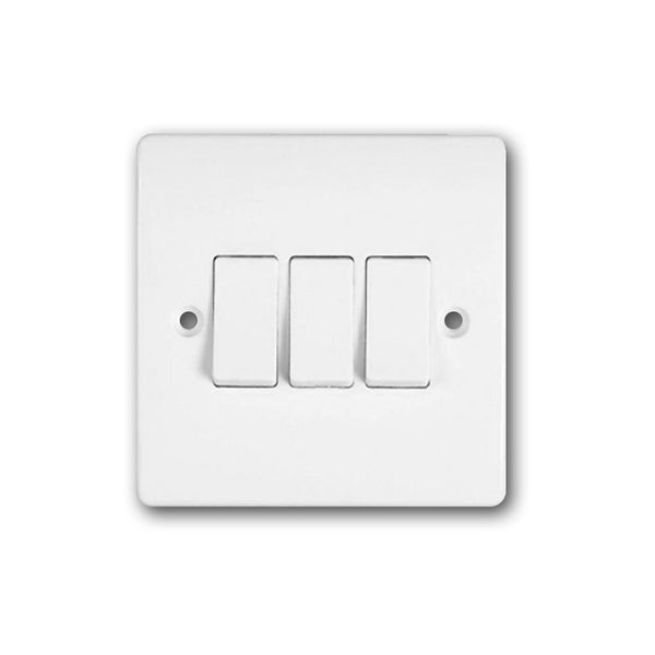 Replace 3 Gang Light Switch (2 max, per service)